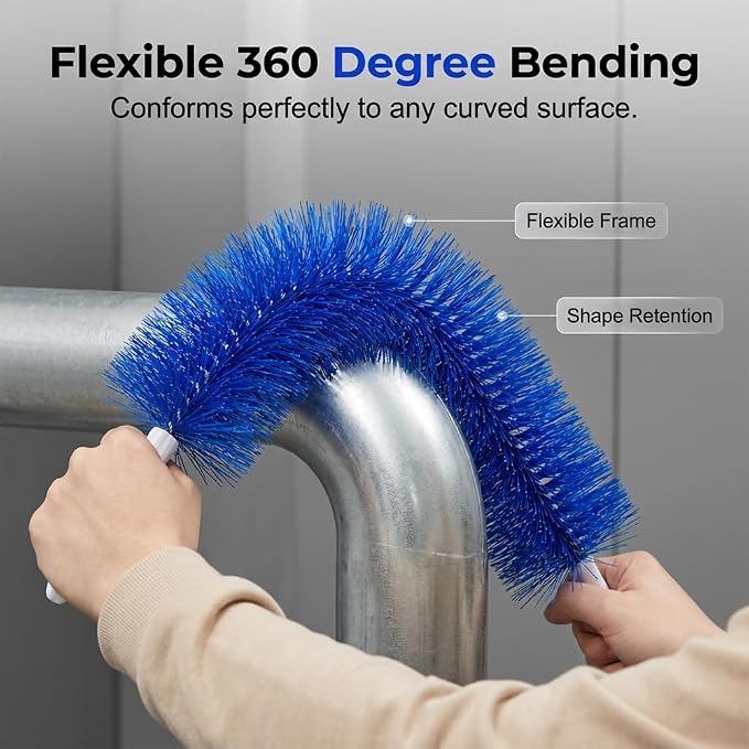 Bendable Microfiber Head, Reusable Dust Remover 2 Pcs 2026 New Fan Cleaner Brush - Image 3