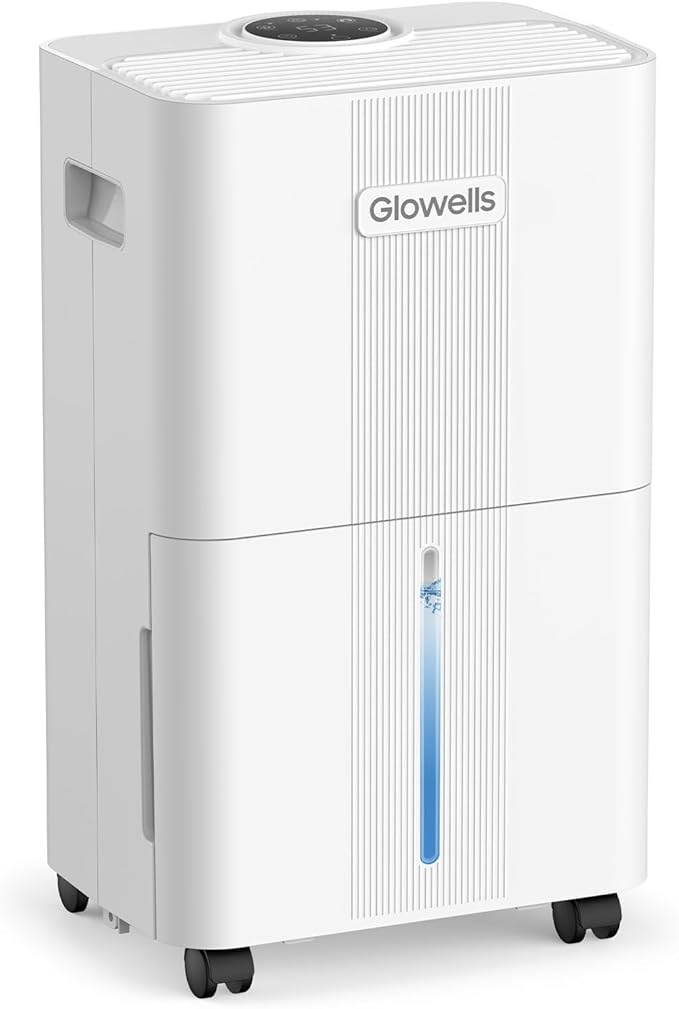 1500 Sq.Ft Dehumidifier for Basement by Glowells