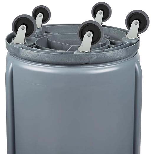 RILIDRI Replcament Casters for Brute Trash Bin Dolly Set of 10, 3-Inch Trash - Image 6
