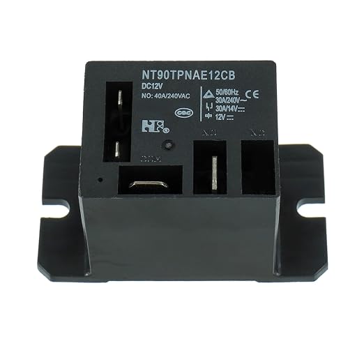 NT90-DC12V-8X Power Relay DC 12V Coil 30A 40A SPST - Image 3