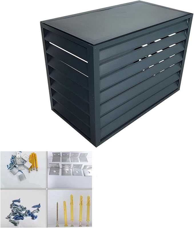 Aluminum Outdoor Condenser Protective Cover, freestanding Enclosure to Cover by Unknown
