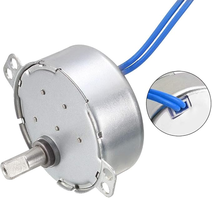 uxcell Synchronous Motor AC 100-127V 10-12RMP 50-60Hz 4W Double Flat Shaft - Image 4