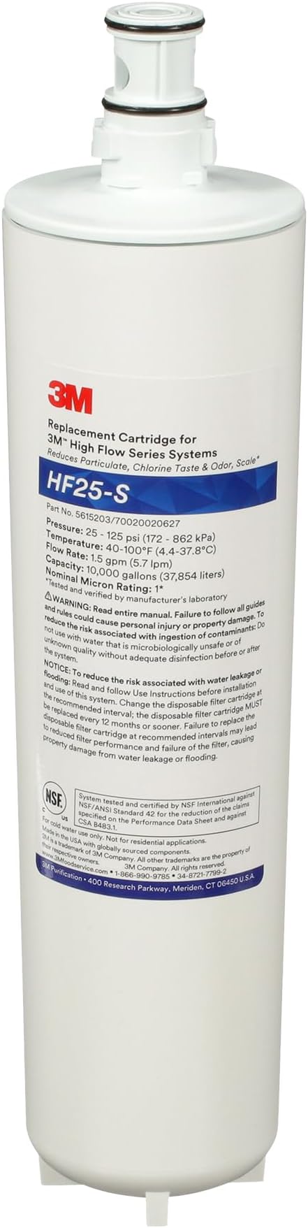 3M HF25-S High Flow Series Genuine Replacement Filter Cartridge by Unknown