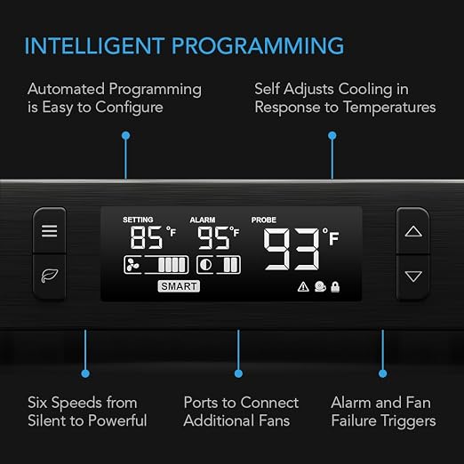 AC Infinity AIRCOM T8, Quiet Cooling Blower Fan System - Image 3