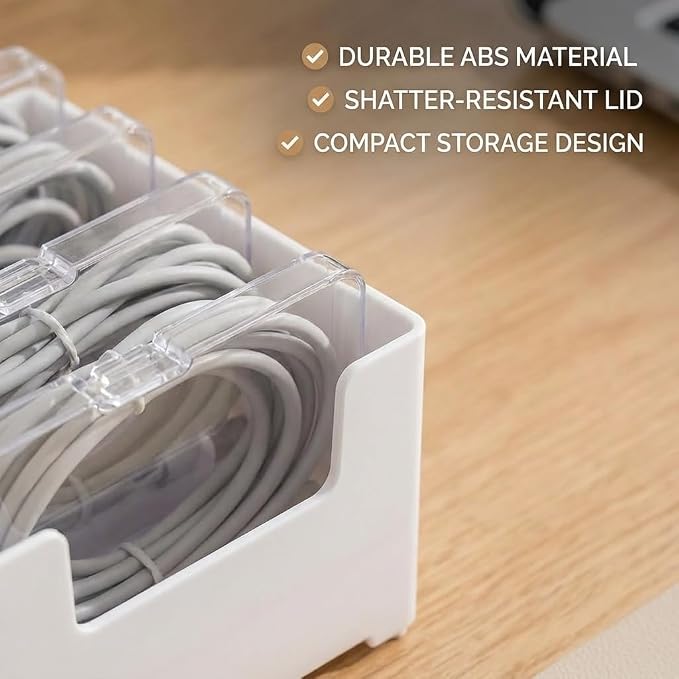 7 Individual Cable Organizer Boxes - Image 4