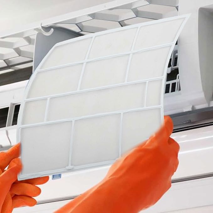 FABULETTA Air Conditioner Filter Cover, Wall Mounted Indoor Unit Dust Screen - Image 2