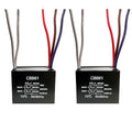 YukiHalu Ceiling Fan Capacitor CBB61 4.5uf + 6uf + 5uf 5 Wire 250V Compatible by YukiHalu