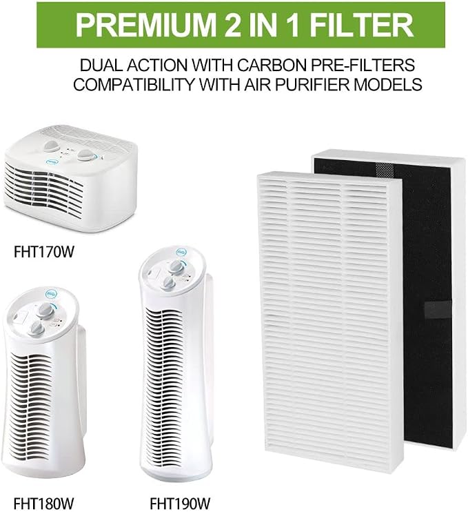 Air Filter Replacement for Honeywell u & Febreze Air purifier FRF102B | For - Image 2