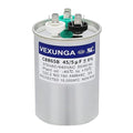 VEXUNGA 45/5 uF 45+5 MFD 370V or 440V Dual Run Start Round A/C Capacitor 45 5 by VEXUNGA