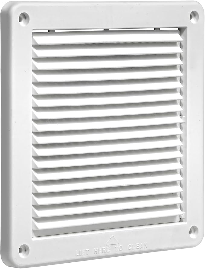 Lambro 606W-ML 6-In. White Plastic Fresh Air Intake Vent by Lambro