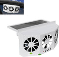 Solar Powered Car Window Exhaust Fan | 3 Fan Car Solar Power Air Vent Radiator by Supercap