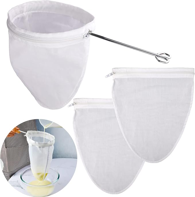 WMKGG Ultra Fine Reusable Filter Bags by Focusonthekitchensupplies