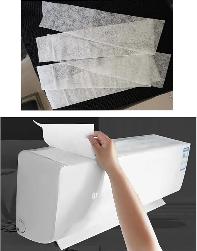 10 Pack Mini Split Vent Filters Cover Non-Wowen Fabric Top Dust Cover Air - Image 6