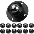 Self Adhesive Caster Wheels for Furniture, Storage Box, Trash Can, PC Stainless by Deear