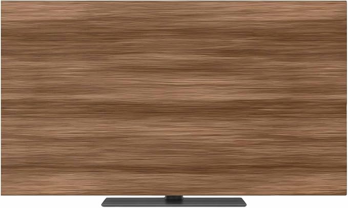 Farmhouse Wood Grain Retro Indoor TV Cover, Elastic TV Screen Protector Farm by Unknown