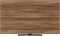 Farmhouse Wood Grain Retro Indoor TV Cover, Elastic TV Screen Protector Farm by Unknown
