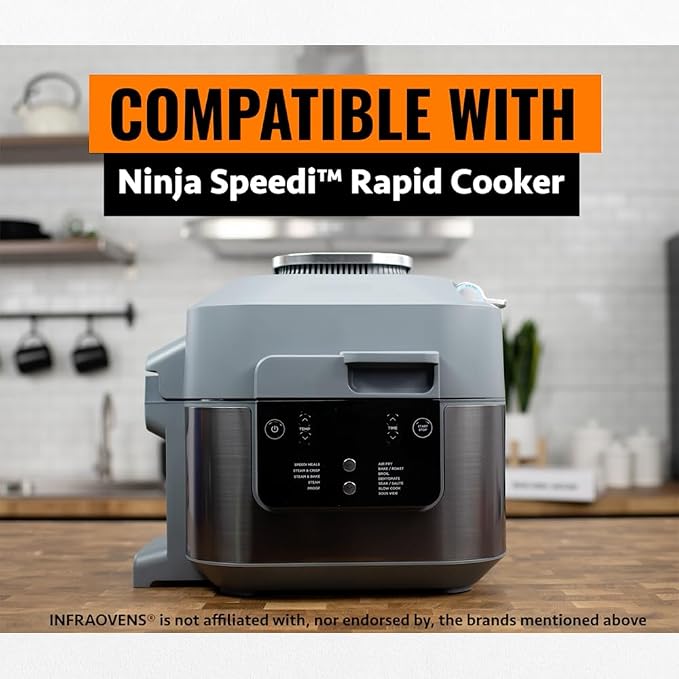 Air Fryer Paper Liners for Ninja Speedi SF301 Rapid Cooker & AirFryer 6 QT 12 - Image 3