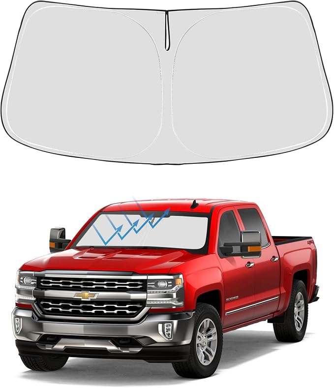 Proadsy 2026 Upgrade Front Windshield Sun Shade Foldable Sunshade Protector by Proadsy