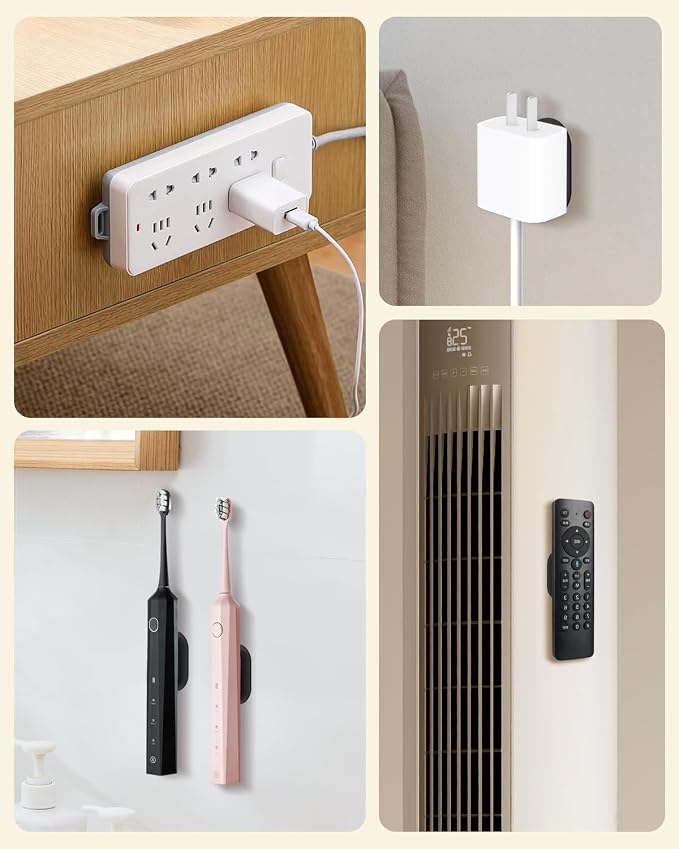 6 Pack Magnetic Remote Control Holder – Upgraded Silicone Magnetic Wall Mount - Image 7