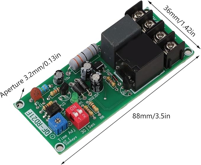 AC 100V-220V Adjustable Timer Control Relay Module - Image 2