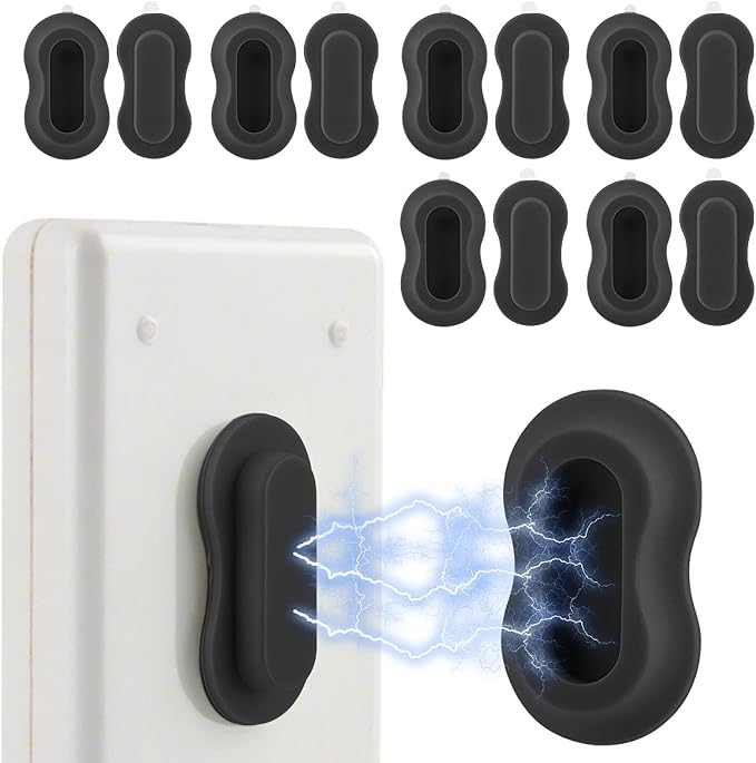 6 Pack Magnetic Remote Control Holder Wall Mount, Silicone Magnetic Organizer - Image 7
