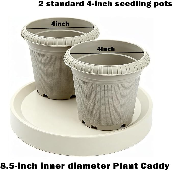 Plant Caddy with Hidden Wheels, Easy Move Small & Medium Pots, Air Purifiers - Image 7