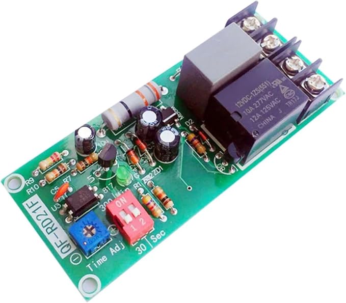 Turn Off Delay Switch Board Adjustable Timer Control Relay Module AC100V-220V by Unknown