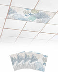 Fluorescent Light Covers for Ceiling Lights Nautical Coastal Ocean Coral by Home+L6