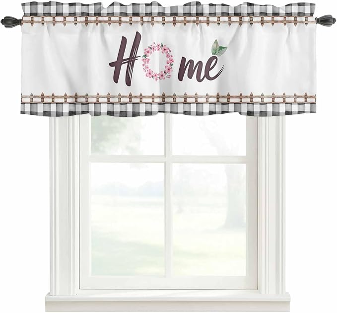 Spring Flowers Curtain Valances by Unknown