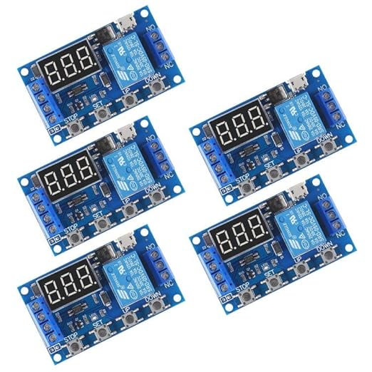 ACEIRMC DC 6-30V Timer Relay Programmable Delay Relay Module Cycle Timer by ACEIRMC