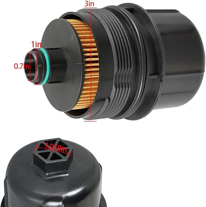 68507598AA Engine Oil Filter For Ram 1500 For Jeep Gladiator Wrangler JL 3.0L - Image 2