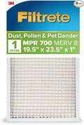 Filtrete 19.5x23.5x1 AC Furnace Air Filter, MERV 8, MPR 700, Tough on Pollen by Unknown