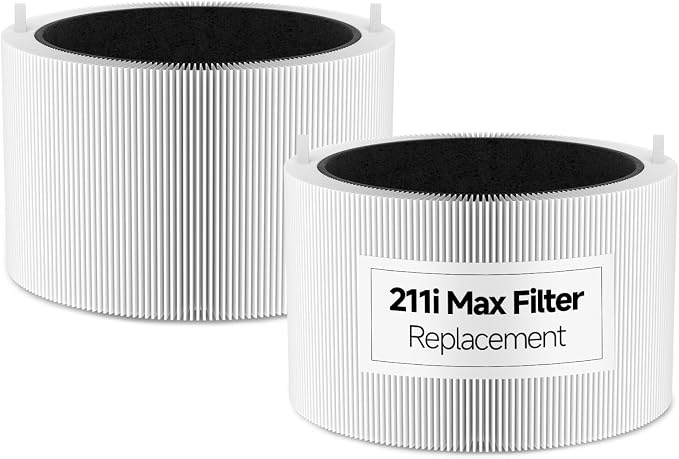 2-Pack Blue Pure 211i Max Replacement Filter Compatible by Smilyan