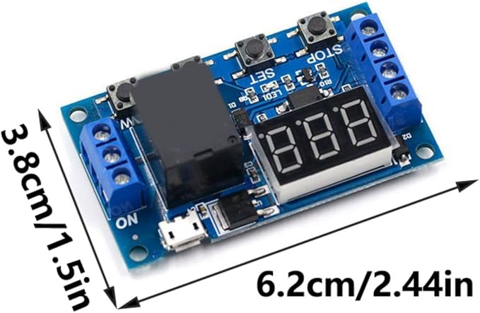 Programmable Delay Relays Module Adjustable Cycle Timers Switches - Image 3