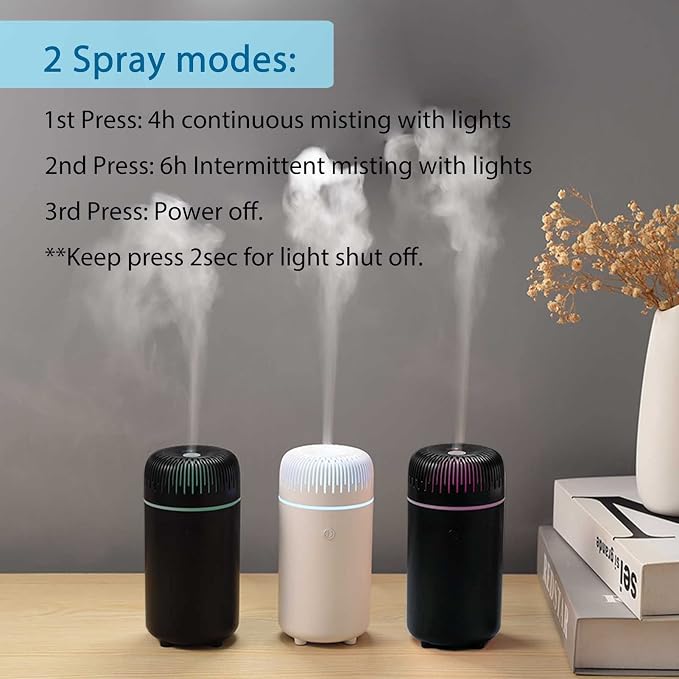Car Diffuser Humidifier USB Aromatherapy Essential Oil Air Freshener USB Cool - Image 6