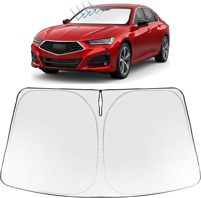 Proadsy Windshield Sun Shade for Acura TLX 2021-2026 Foldable Front Sunshade by Proadsy
