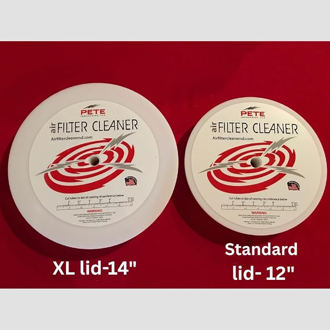 Air Filter Cleaner XL Extra Large Tool kit by Pete Industries. Cleans 6-14" - Image 3
