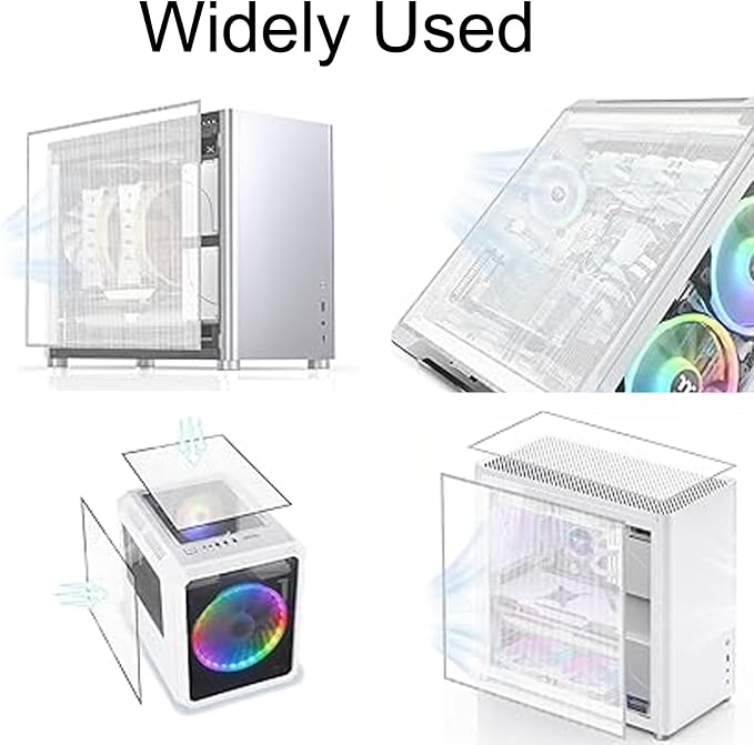 Fan Dust Mesh Filter Magnetic Frame PVC PC Case Dust Mesh Filter Desktop - Image 4