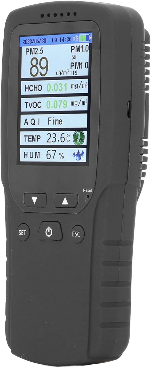 Air Quality Monitor Screen Air Quality Monitor, Air Quality Detector Lcd Pm10 - Image 9