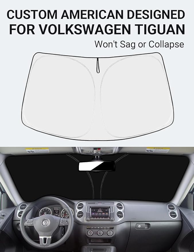 Proadsy 2026 Upgrade Front Windshield Sun Shade Foldable Sunshade Protector - Image 2