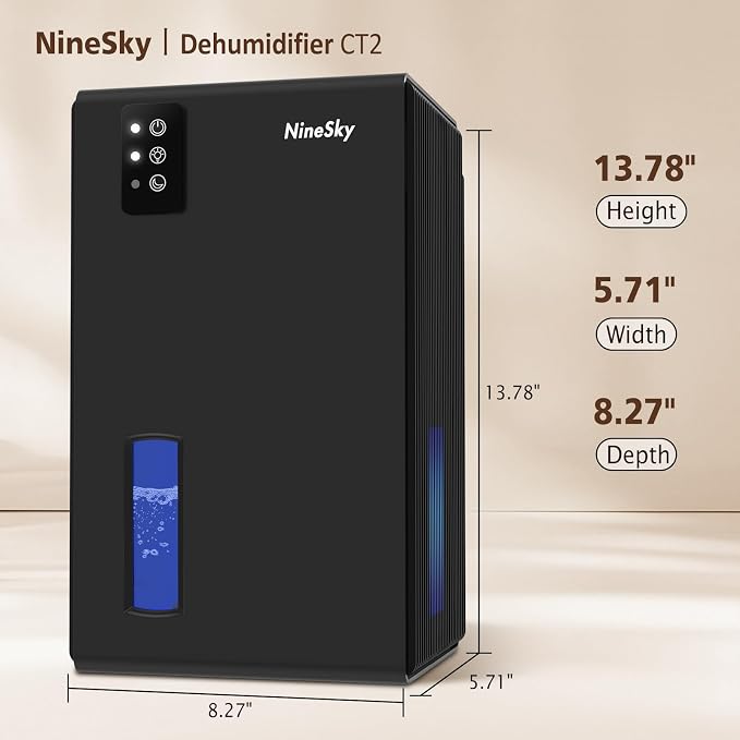NineSky Dehumidifier, 1000 sq.ft Dehumidifiers - Image 2