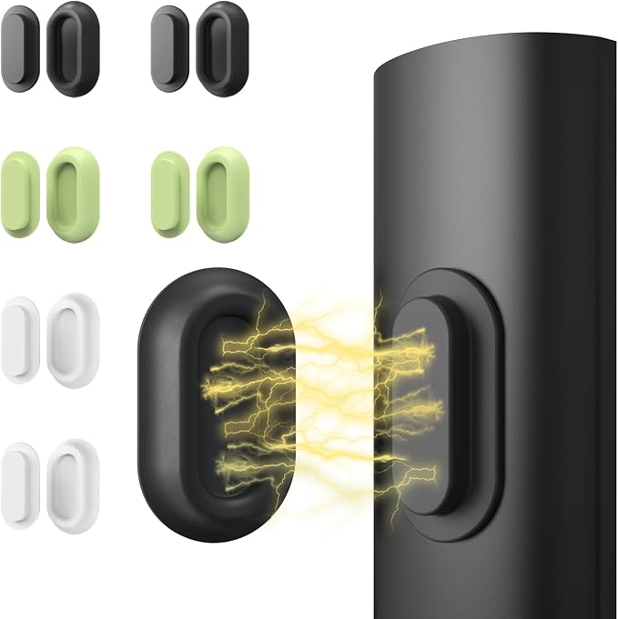 Magnetic Remote Control Holder Self-Adhesive Wall Mount, 6 Pack Upgraded by Vaszu