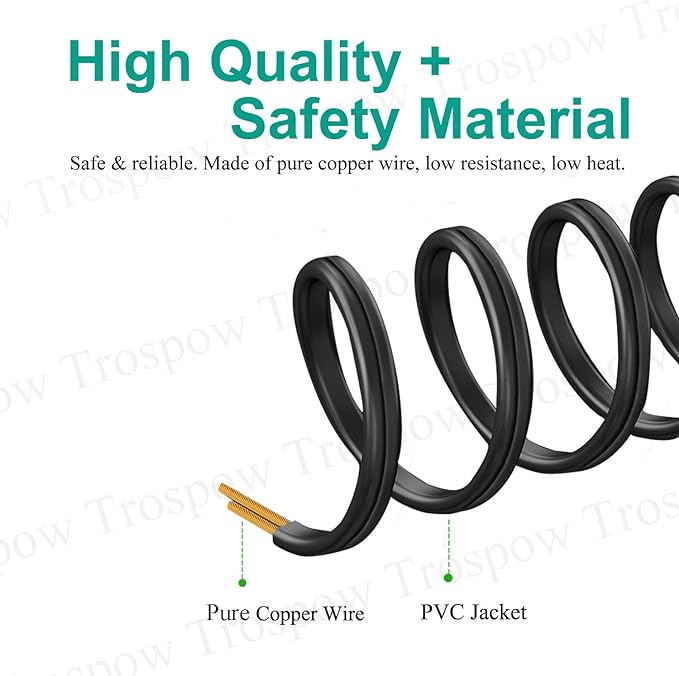 8.2ft Power Cable Replacement for MEDIFY Air Purifier MA-50 MA-15 MA-25-W1 - Image 3