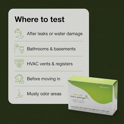 Mold Analyzer, Easy Professional Mold Detection Kit, 1 Pack | Easy At-Home Mold - Image 5