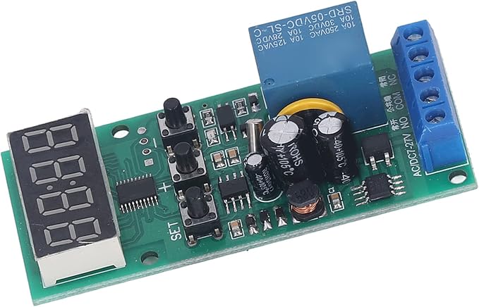 Real Time Timing Switch Relay Module PCB, 7-27V Power Supply, Synchronization - Image 2