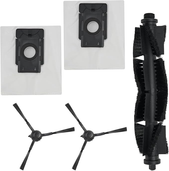 Replacement Main Brush Side Brushes Dust Bags Set, - Image 4