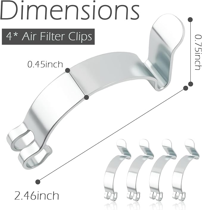 4PCS Air Filter Clips, High Strength Air Filter Box Clip - Image 2