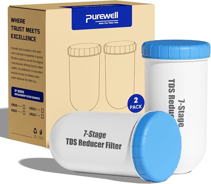 Purewell 0 TDS 7-Stage Water Filter Replacement by Purewell
