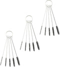 MEETOOT 15-Piece 4-Inch Nylon Tube Brush Set, Straw Cleaning Brush, Carburetor by MEETOOT