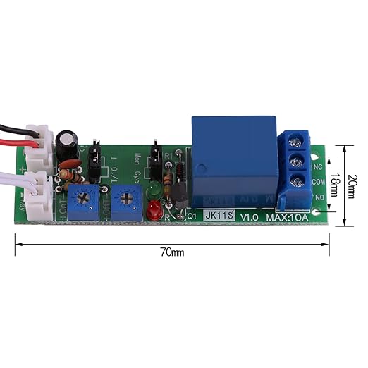 High Precision Adjustable Timer Relay Module Machine Test Circuit DC 5V 12V 24V - Image 3
